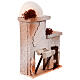 Small arabian style house front for 7 cm nativity scene, 15x15x5 cm s3