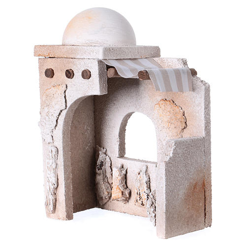 Cabaña árabe 20x15x10 cm ideal para estatuas belén de 7 cm  2