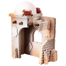 Capanna araba 20x15x10 cm adatta a statue presepe di 7 cm 