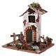 Rustic house for Nativity scene 20x20x15 cm s2