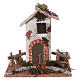 Chatka rustykalna do szopki, 20x20x15 cm s1