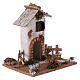 Casa estilo rústico miniatura para presépio 20x20x15 cm s3