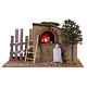 Forno in resina per presepe 15x25x15 cm s1