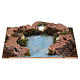 River outlet for Nativity scene with lights, battery-powered 15x15 cm s1