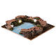 River outlet for Nativity scene with lights, battery-powered 15x15 cm s2