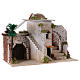Traditional arab house with palm tree for Nativity scene 35x20x20 cm s3
