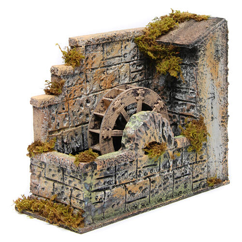 Młyn wodny, 20x25 cm, szopka neapolitańska 2