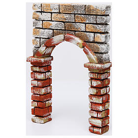 Crèche Napolitaine: Arc peint 30x5x20 cm crèche napolitaine