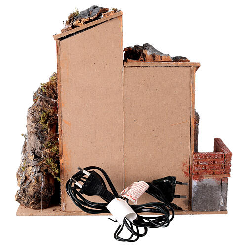 Mulino ad acqua 30x30x20 cm presepe napoletano 5