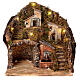 Village for Neapolitan Nativity Scene with fountain and lights 34x33x28 cm s1
