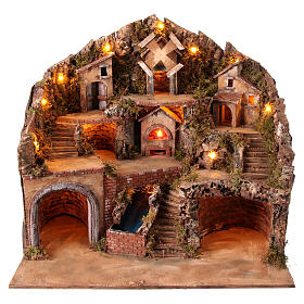 Village for Neapolitan Nativity scene 50x80x60 cm