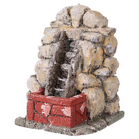 Stone fountains, set of 5 pcs for Neapolitan Nativity scene