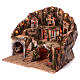 Neapolitan Nativity scene village setting 50x80x60 cm s2