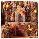 Village setting for Neapolitan Nativity scene 70x85x55 cm s2