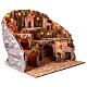 Village setting for Neapolitan Nativity scene 70x85x55 cm s5