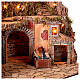 Village setting for Neapolitan Nativity scene 70x85x55 cm s6