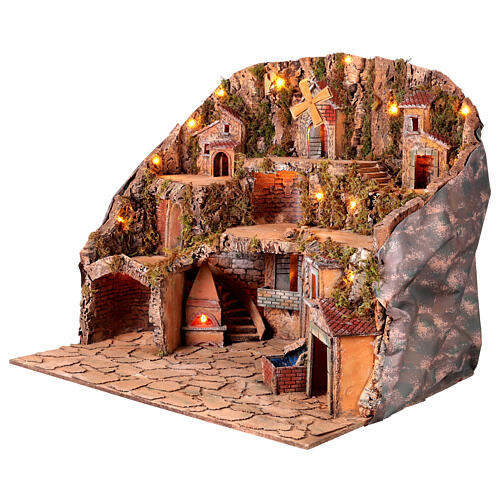 Décor crèche napolitaine 70x85x55 cm 3