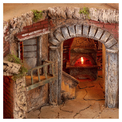 Borgo per presepe napoletano 65x70x65 cm 2