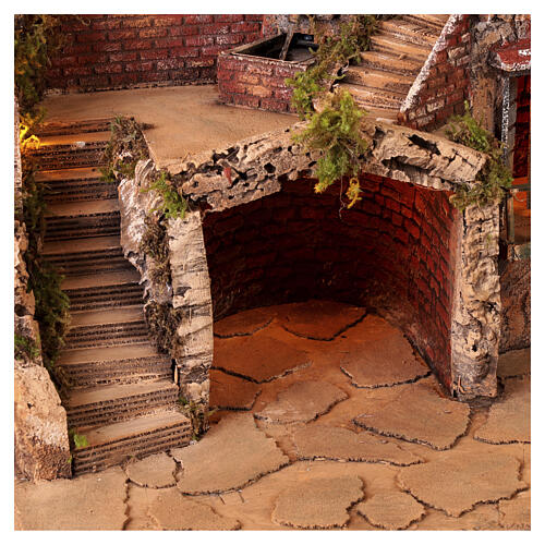 Borgo per presepe napoletano 65x70x65 cm 8