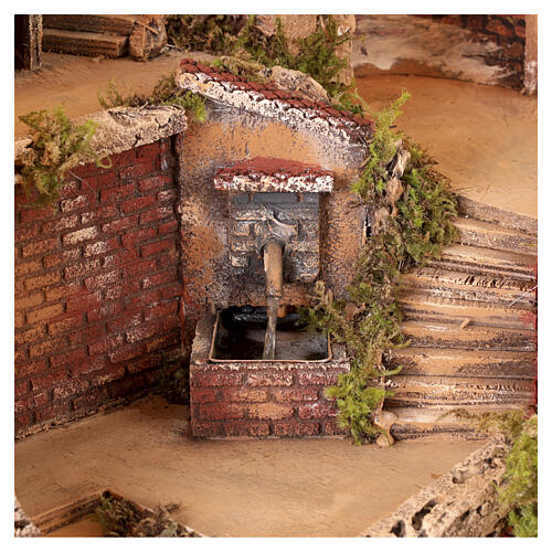 Borgo per presepe napoletano 65x70x65 cm 9