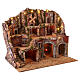 Borgo per presepe napoletano 65x70x65 cm s5