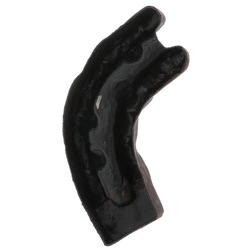 Zakręt rzeczny lewy do szopki, z korka, 5x15x15 cm 3