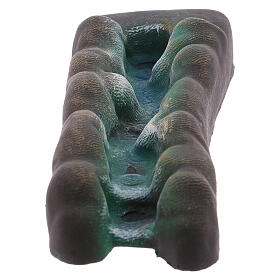 Prosta rzeka do szopki z korka, 5x5x10 cm