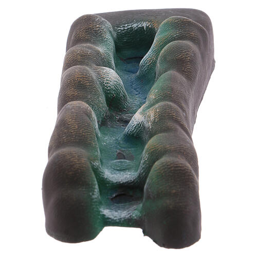 Prosta rzeka do szopki z korka, 5x5x10 cm 1