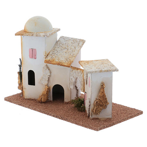 Nativity Scene double minaret setting 13x20x10 cm 2