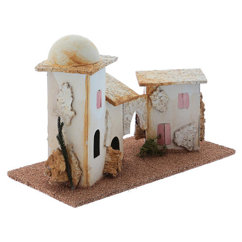 Nativity Scene double minaret setting 13x20x10 cm 3