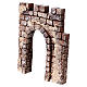 Wall with arch 10x10x2 cm in resin for Nativity Scene s2