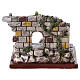 Nativity Scene ruins setting in resin 10x10x10 cm s3