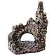 Spiral Rock Staircase 10x5x5cm resin for nativity s1