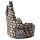 Spiral Rock Staircase 10x5x5cm resin for nativity s2