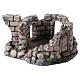 Haus-Ruine für Krippe 5x10x10cm s3