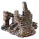 Crumbling Stone Tower 11x10x10 cm Resin for Nativity s2