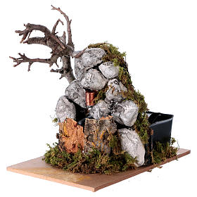 Fontes de Água para Presépio: Chafariz com bomba para presépio 10x10x15 cm Fontes de Água para Presépio: Chafariz com bomba para presépio 10x10x15 cm