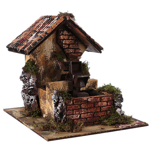 Watermill 20x25x25 cm for Nativity Scene 3