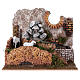 Animal Fountain Scene with Pump 20x25x20 cm for Nativity s1