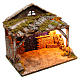 Hut with sky 25x35x25 cm for Neapolitan Nativity Scene s3