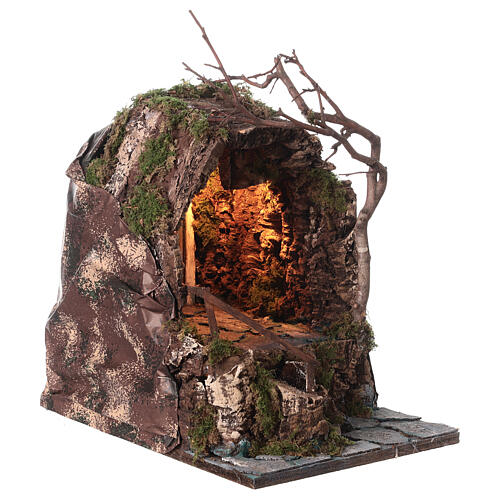 Round hut 30x30x25 cm for Neapolitan Nativity Scene 3