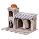 Arab house with curtains for Nativity scene 25x30x20 cm s2