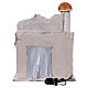 Neapolitan nativity house with dome and lights 40x30x30 cm s4