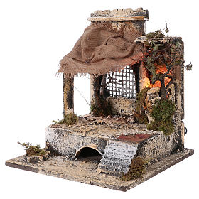 Presepe Napoletano: Ambientazione presepe albero e scale 35x30x30 cm presepe Napoli Presepe Napoletano: Ambientazione presepe albero e scale 35x30x30 cm presepe Napoli