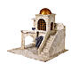 Arab house with stairs and archway for Nativity scene 25x25x20 cm s2