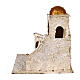 Arabian style house with stairs and archway for Nativity scene 24x25x22 cm s5