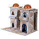Arab house with two towers for Nativity scene 25x30x20 cm s2