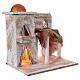 Arab building with pillars, tower, dome and lights for Nativity scene 35x35x25 cm s3