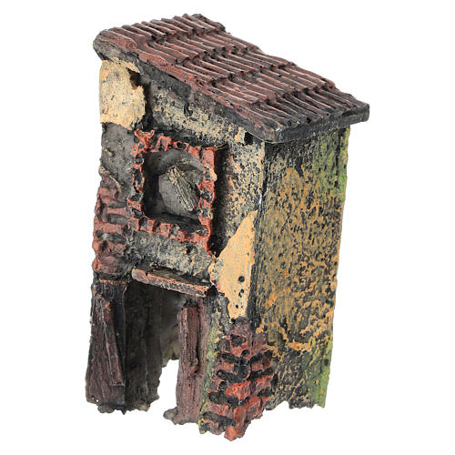 House in resin 5x10x5 cm for Nativity Scene 2