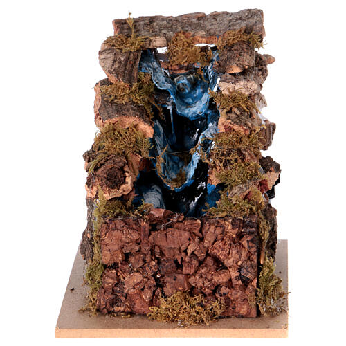 Wasserfall mit drei Stufen für neapolitanische Krippe, 10x10x5 cm 1